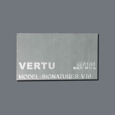 Ein guter Preis. Metall-Aluminium-Etiketten/Namenplatten für den Einzelverkauf Online