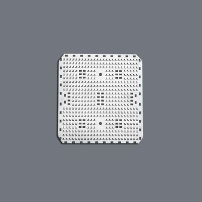 Ein guter Preis. Präzisionsgeschichtete EMI-Schutzvorrichtung Mikrophoration ±0,03 mm Einheitlichkeit für HF-5G-Geräte Online