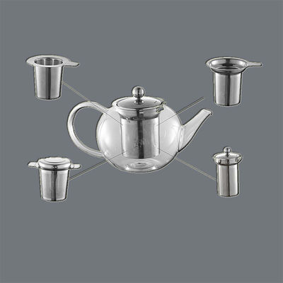 Ein guter Preis. Glasteekanne mit geätztem Edelstahl-Infuser 0,3 mm Mikro-Löcher für einen optimalen Teefluss Online