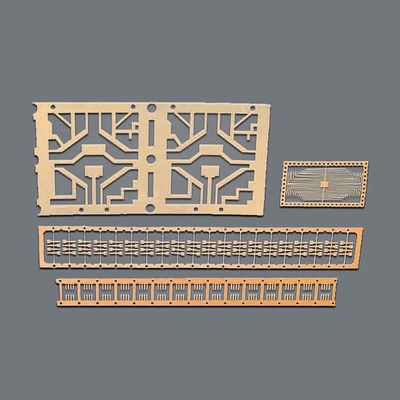 Metallchemische Ätzung Cooper LC Blei Rahmen für Halbleiter